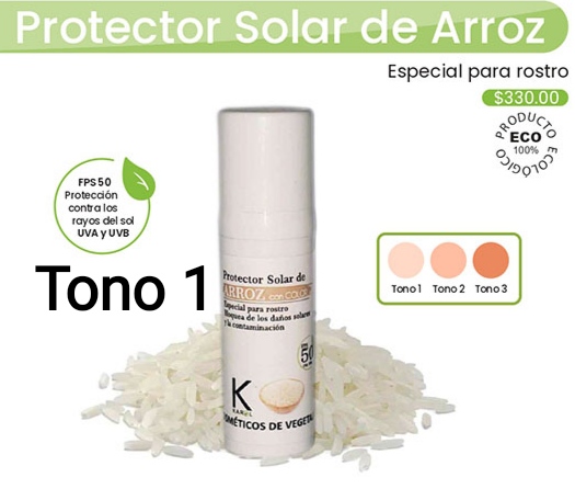 Protector Solar de Arroz #1