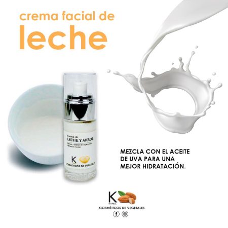 Crema Facial de Leche