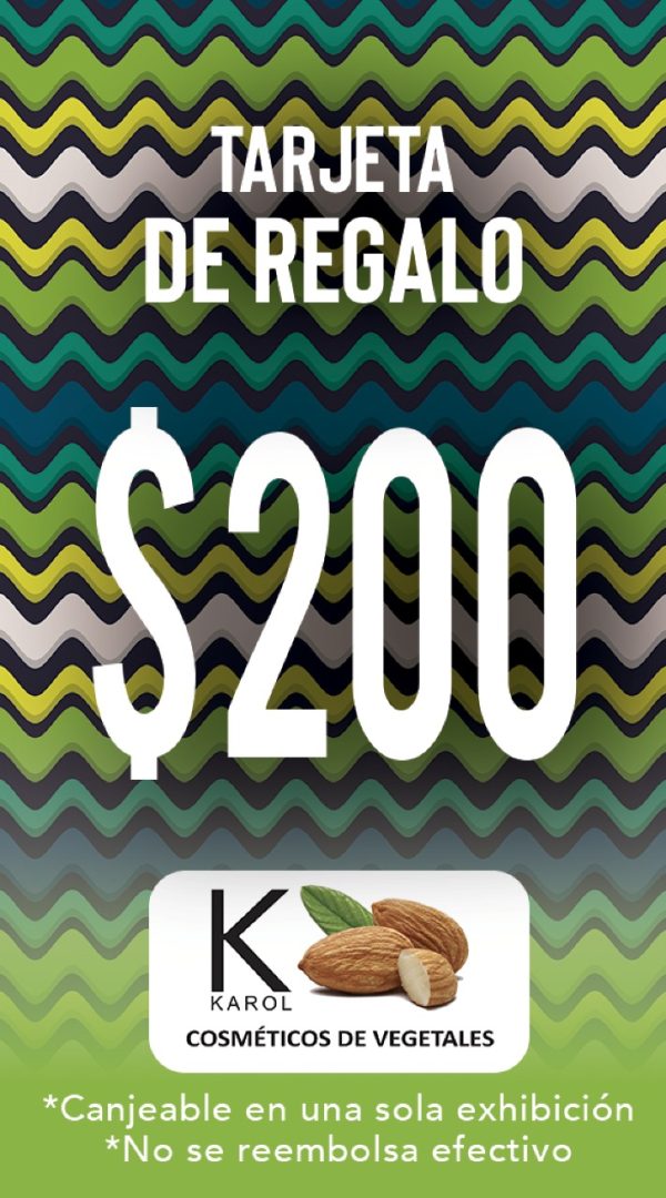 Tarjeta de regalo $200