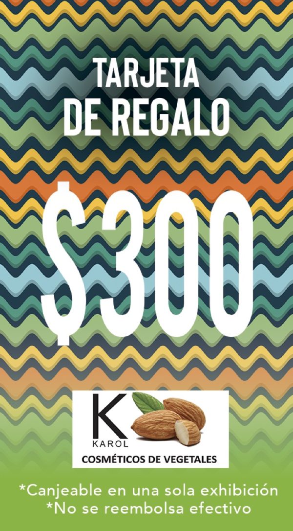 Tarjeta de regalo $300