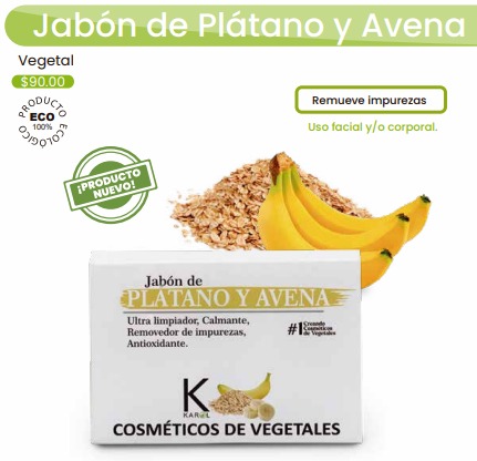 Jabón de Plátano y Avena