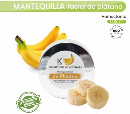 Mantequilla facial de Plátano