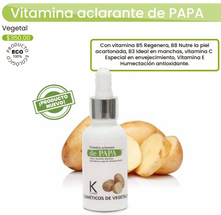 Vitamina aclarante de Papa