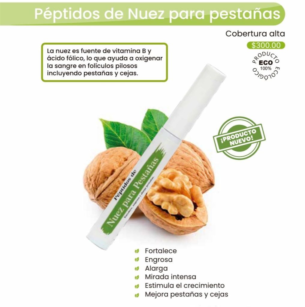 Peptidos de Nuez para Pestañas