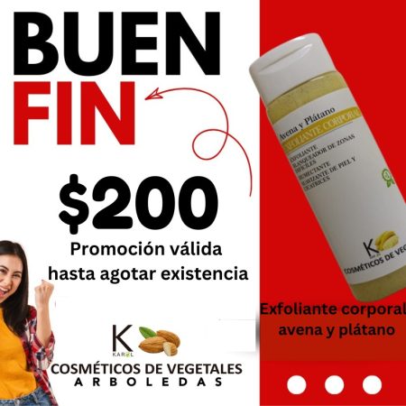 Exfoliante corporal de PLATANO