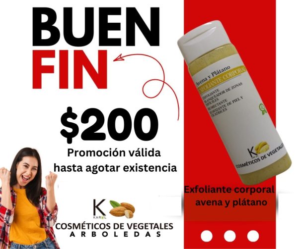 Exfoliante corporal de PLATANO