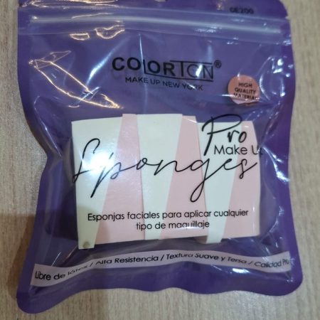 Esponjas faciales bicolor