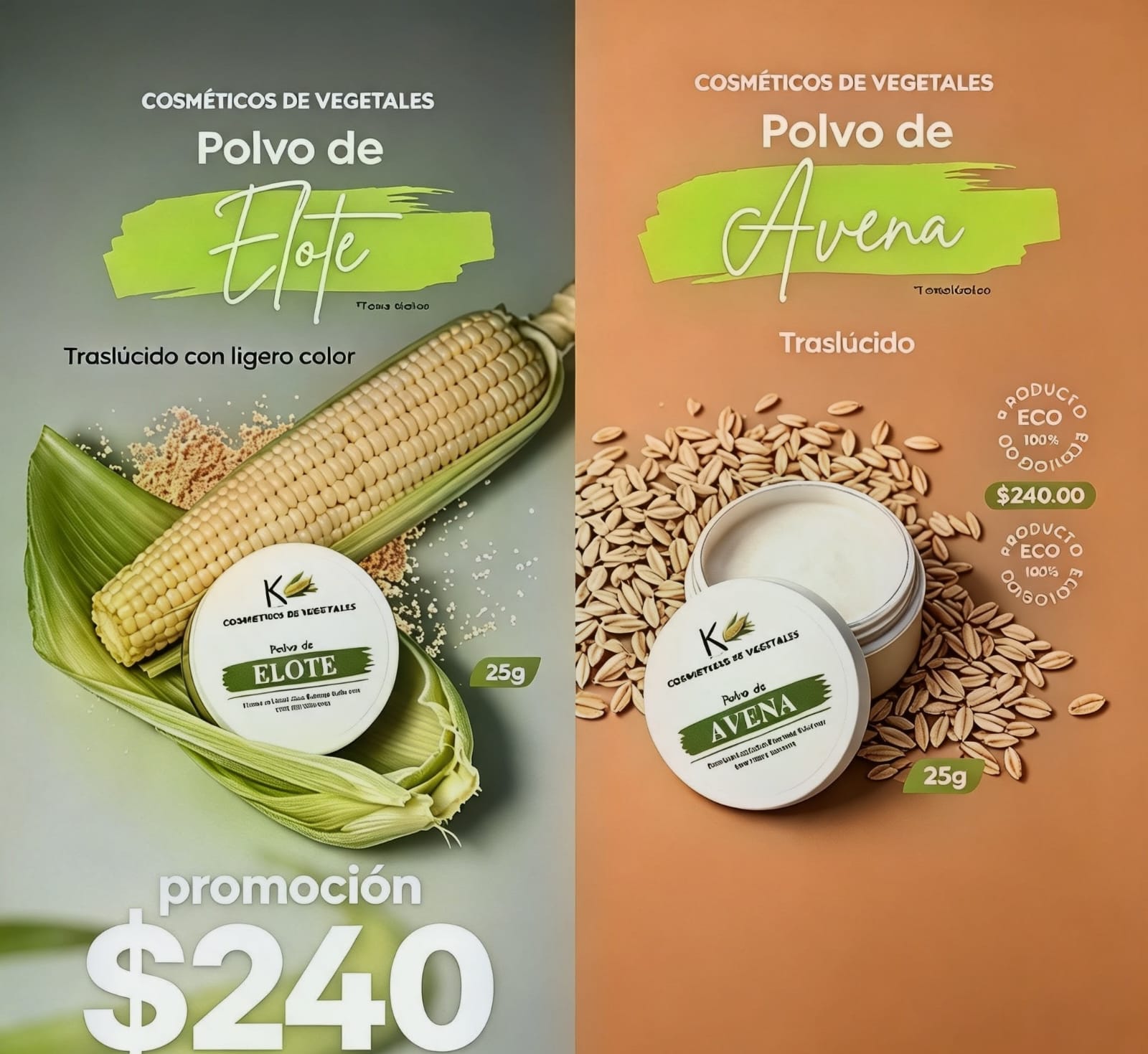 Promoción Polvo Avena/Elote